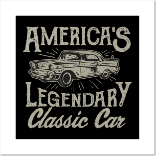 US Classic Car Americas Legendary Patriot Posters and Art